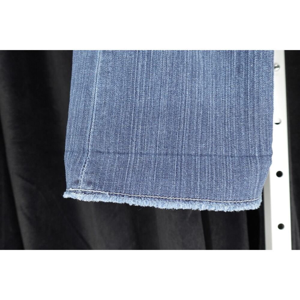 BKE Denim Women's Distressed Starlite Rolled Cuff Crop Raw Hem Denim Jeans SZ 26 - Picture 9 of 16